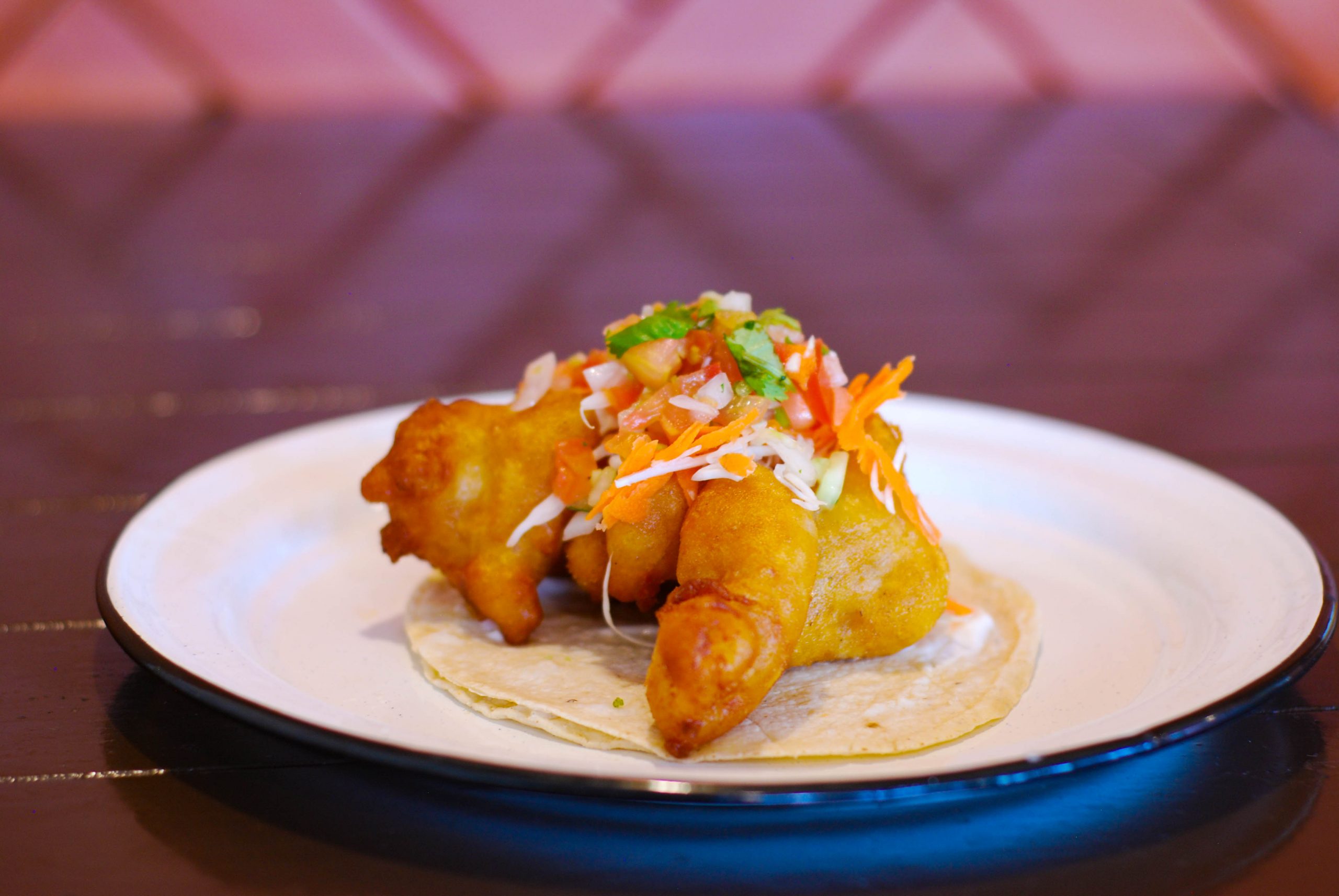 Taco de Camarón capeado